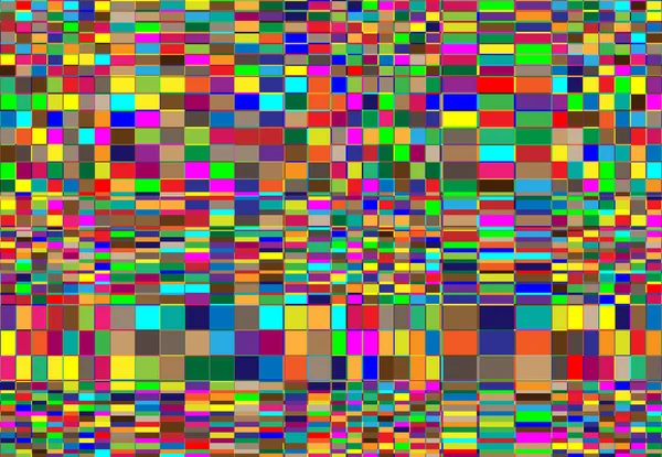 Tessallation Mosaico Abstracto Colorido Multicolor Fondo Geométrico Rectángulo Aleatorio Azulejos — Vector de stock