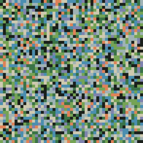 Pixellation Random Squares Block Random Color Pattern Background Texture - Stok Vektor