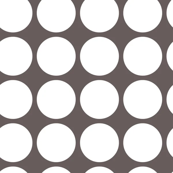 White Circles Dots Speckles Color Background Seamless Repeatable Halftone Pattern — Stock Vector