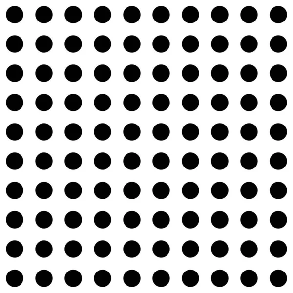 Pois Demi Tons Répétés Motif Polkadots Pointillés Freckle Stipple Taches — Image vectorielle