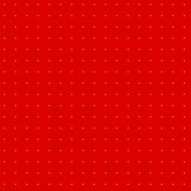 Popart, noktacı-noktacı-noktacılık kusursuz kırmızı, sarı daireler, noktalar, noktalı desen, çember arka plan. Vektör