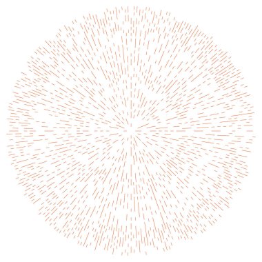 Radikal, yayılan çizgiler soyut patlama elementi. Konsantrik girdap volt, sarmal yayılan şeritler. Dairesel, döngüsel şeritler, çizgiler daire şeklinde. Çevir, döndür, döndür, döndür.