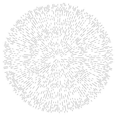 Radikal, yayılan çizgiler soyut patlama elementi. Konsantrik girdap volt, sarmal yayılan şeritler. Dairesel, döngüsel şeritler, çizgiler daire şeklinde. Çevir, döndür, döndür, döndür.