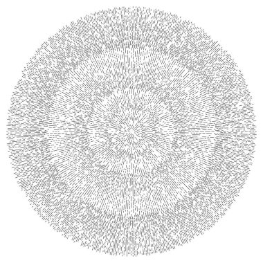 Radikal, yayılan çizgiler soyut patlama elementi. Konsantrik girdap volt, sarmal yayılan şeritler. Dairesel, döngüsel şeritler, çizgiler daire şeklinde. Çevir, döndür, döndür, döndür.