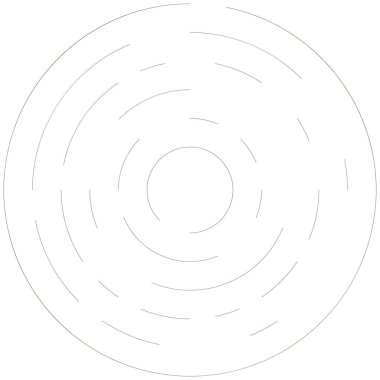 Radikal, yayılan çizgiler soyut patlama elementi. Konsantrik girdap volt, sarmal yayılan şeritler. Dairesel, döngüsel şeritler, çizgiler daire şeklinde. Çevir, döndür, döndür, döndür.
