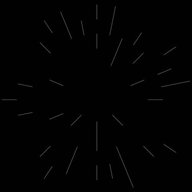 Radikal, yayılan çizgiler soyut patlama elementi. Konsantrik girdap volt, sarmal yayılan şeritler. Dairesel, döngüsel şeritler, çizgiler daire şeklinde. Çevir, döndür, döndür, döndür.