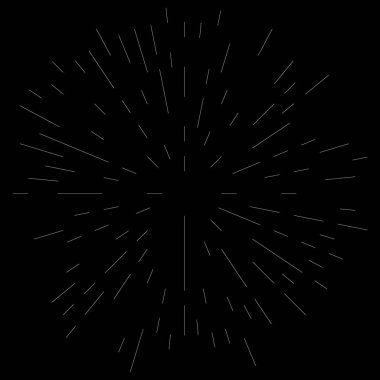 Radikal, yayılan çizgiler soyut patlama elementi. Konsantrik girdap volt, sarmal yayılan şeritler. Dairesel, döngüsel şeritler, çizgiler daire şeklinde. Çevir, döndür, döndür, döndür.