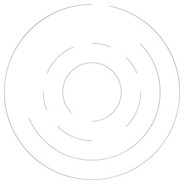 Radikal, yayılan çizgiler soyut patlama elementi. Konsantrik girdap volt, sarmal yayılan şeritler. Dairesel, döngüsel şeritler, çizgiler daire şeklinde. Çevir, döndür, döndür, döndür.