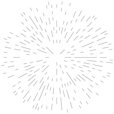 Radikal, yayılan çizgiler soyut patlama elementi. Konsantrik girdap volt, sarmal yayılan şeritler. Dairesel, döngüsel şeritler, çizgiler daire şeklinde. Çevir, döndür, döndür, döndür.