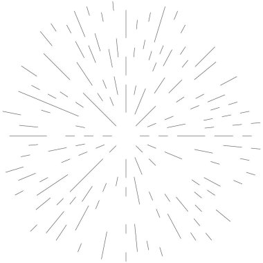 Radikal, yayılan çizgiler soyut patlama elementi. Konsantrik girdap volt, sarmal yayılan şeritler. Dairesel, döngüsel şeritler, çizgiler daire şeklinde. Çevir, döndür, döndür, döndür.