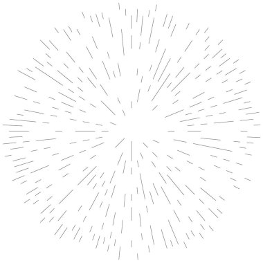 Radikal, yayılan çizgiler soyut patlama elementi. Konsantrik girdap volt, sarmal yayılan şeritler. Dairesel, döngüsel şeritler, çizgiler daire şeklinde. Çevir, döndür, döndür, döndür.