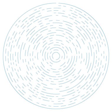 Radikal, yayılan çizgiler soyut patlama elementi. Konsantrik girdap volt, sarmal yayılan şeritler. Dairesel, döngüsel şeritler, çizgiler daire şeklinde. Çevir, döndür, döndür, döndür.