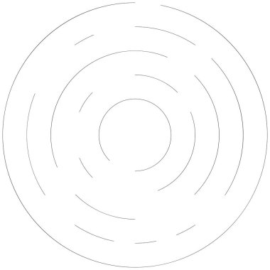 Radikal, yayılan çizgiler soyut patlama elementi. Konsantrik girdap volt, sarmal yayılan şeritler. Dairesel, döngüsel şeritler, çizgiler daire şeklinde. Çevir, döndür, döndür, döndür.