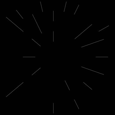 Radikal, yayılan çizgiler soyut patlama elementi. Konsantrik girdap volt, sarmal yayılan şeritler. Dairesel, döngüsel şeritler, çizgiler daire şeklinde. Çevir, döndür, döndür, döndür.