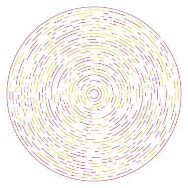 Radikal, yayılan çizgiler soyut patlama elementi. Konsantrik girdap volt, sarmal yayılan şeritler. Dairesel, döngüsel şeritler, çizgiler daire şeklinde. Çevir, döndür, döndür, döndür.
