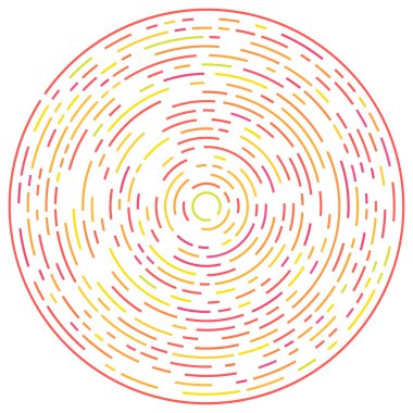 Radikal, yayılan çizgiler soyut patlama elementi. Konsantrik girdap volt, sarmal yayılan şeritler. Dairesel, döngüsel şeritler, çizgiler daire şeklinde. Çevir, döndür, döndür, döndür.