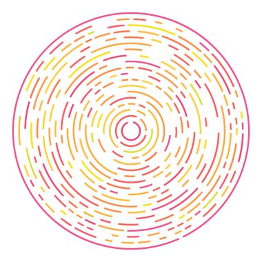 Radikal, yayılan çizgiler soyut patlama elementi. Konsantrik girdap volt, sarmal yayılan şeritler. Dairesel, döngüsel şeritler, çizgiler daire şeklinde. Çevir, döndür, döndür, döndür.
