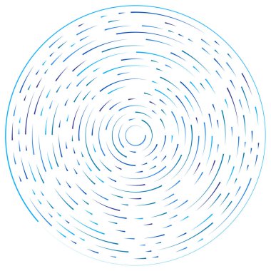 Radikal, yayılan çizgiler soyut patlama elementi. Konsantrik girdap volt, sarmal yayılan şeritler. Dairesel, döngüsel şeritler, çizgiler daire şeklinde. Çevir, döndür, döndür, döndür.
