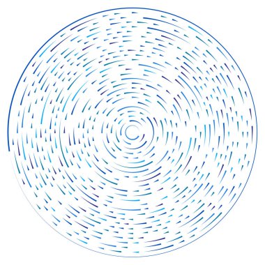 Radikal, yayılan çizgiler soyut patlama elementi. Konsantrik girdap volt, sarmal yayılan şeritler. Dairesel, döngüsel şeritler, çizgiler daire şeklinde. Çevir, döndür, döndür, döndür.