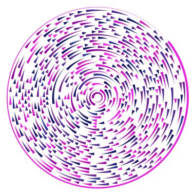 Radikal, yayılan çizgiler soyut patlama elementi. Konsantrik girdap volt, sarmal yayılan şeritler. Dairesel, döngüsel şeritler, çizgiler daire şeklinde. Çevir, döndür, döndür, döndür.