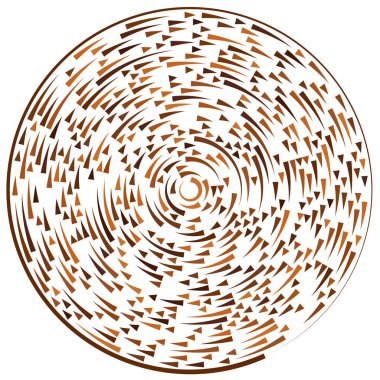 Radikal, yayılan çizgiler soyut patlama elementi. Konsantrik girdap volt, sarmal yayılan şeritler. Dairesel, döngüsel şeritler, çizgiler daire şeklinde. Çevir, döndür, döndür, döndür.