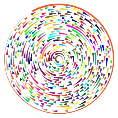 Radikal, yayılan çizgiler soyut patlama elementi. Konsantrik girdap volt, sarmal yayılan şeritler. Dairesel, döngüsel şeritler, çizgiler daire şeklinde. Çevir, döndür, döndür, döndür.