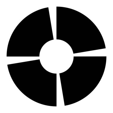 Dairesel dairesel, yayılan çizgiler, ışınlar, ışınlar. Geometrik çember vektör çizimi. Döngüsel konsantrasyon deseni