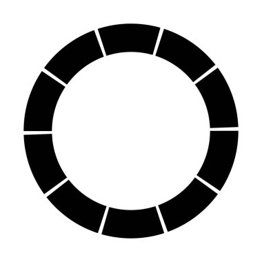 Dairesel dairesel, yayılan çizgiler, ışınlar, ışınlar. Geometrik çember vektör çizimi. Döngüsel konsantrasyon deseni