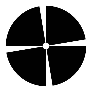 Dairesel dairesel, yayılan çizgiler, ışınlar, ışınlar. Geometrik çember vektör çizimi. Döngüsel konsantrasyon deseni