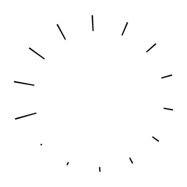 Dairesel dairesel, yayılan çizgiler, ışınlar, ışınlar. Geometrik çember vektör çizimi. Döngüsel konsantrasyon deseni