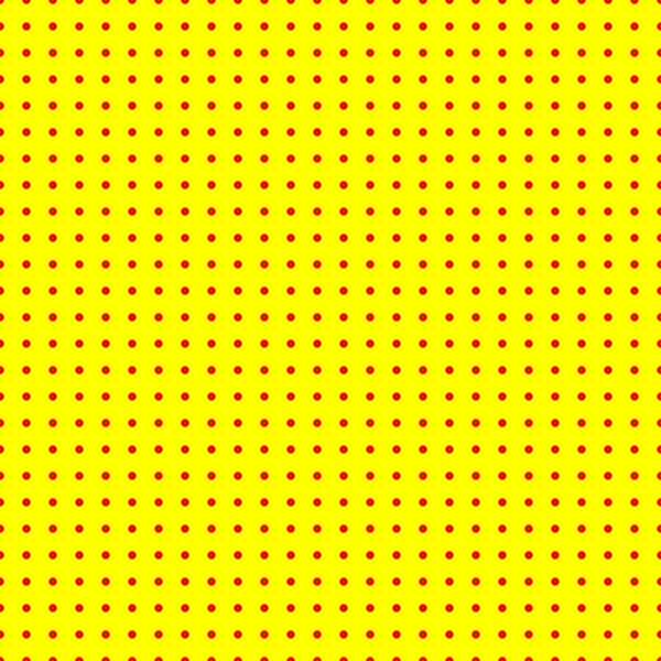 Popart Pointillist Pointillism Seamless Red Yellow Circle Vector — 스톡 벡터