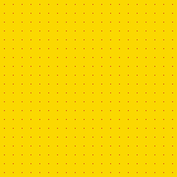 Попарт, пуанты-пуанты, красные, желтые круги, точки, пунктирный узор, круговой фон. Вектор