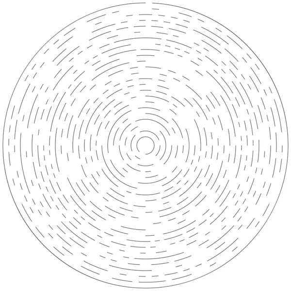 Radiale Stralende Lijnen Abstracte Barsten Element Concentrische Draaikolk Helix Verspreidende — Stockvector