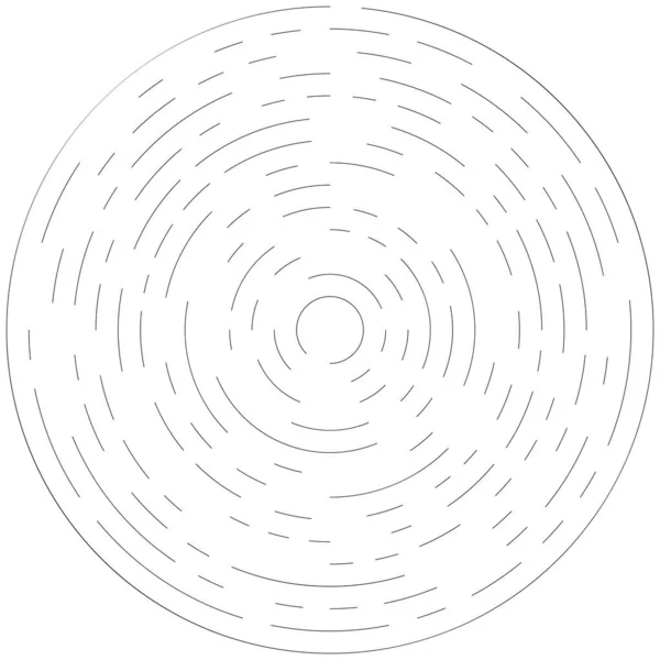 Radiale Stralende Lijnen Abstracte Barsten Element Concentrische Draaikolk Helix Verspreidende — Stockvector