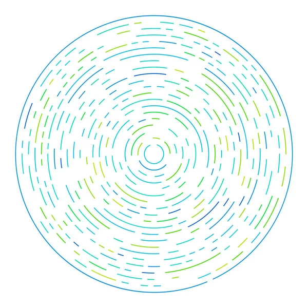 Radiális Sugárzó Vonalak Absztrakt Kitörési Elem Koncentrikus Örvényrög Spirálcsíkok Körkörös — Stock Vector