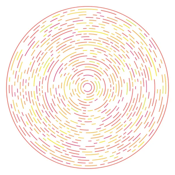 Radikal, yayılan çizgiler soyut patlama elementi. Konsantrik girdap volt, sarmal yayılan şeritler. Dairesel, döngüsel şeritler, çizgiler daire şeklinde. Çevir, döndür, döndür, döndür.