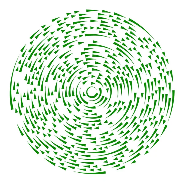 Radiale Stralende Lijnen Abstracte Barsten Element Concentrische Draaikolk Helix Verspreidende — Stockvector