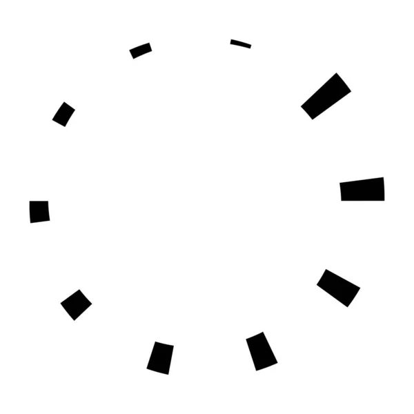 Круговые Радиальные Излучающие Линии Лучи Лучи Геометрическая Векторная Иллюстрация Круга — стоковый вектор