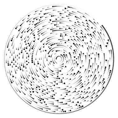 Radikal, yayılan çizgiler soyut patlama elementi. Konsantrik girdap volt, sarmal yayılan şeritler. Dairesel, döngüsel şeritler, çizgiler daire şeklinde. Çevir, döndür, döndür, döndür.