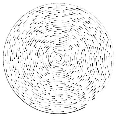 Radikal, yayılan çizgiler soyut patlama elementi. Konsantrik girdap volt, sarmal yayılan şeritler. Dairesel, döngüsel şeritler, çizgiler daire şeklinde. Çevir, döndür, döndür, döndür.