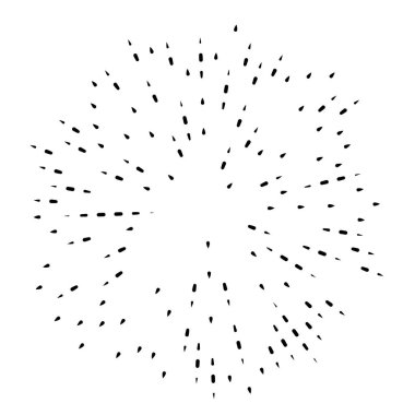 Radikal, yayılan çizgiler soyut patlama elementi. Konsantrik girdap volt, sarmal yayılan şeritler. Dairesel, döngüsel şeritler, çizgiler daire şeklinde. Çevir, döndür, döndür, döndür.