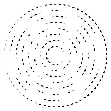Radikal, yayılan çizgiler soyut patlama elementi. Konsantrik girdap volt, sarmal yayılan şeritler. Dairesel, döngüsel şeritler, çizgiler daire şeklinde. Çevir, döndür, döndür, döndür.