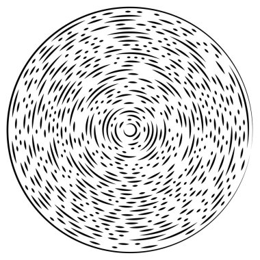 Radikal, yayılan çizgiler soyut patlama elementi. Konsantrik girdap volt, sarmal yayılan şeritler. Dairesel, döngüsel şeritler, çizgiler daire şeklinde. Çevir, döndür, döndür, döndür.