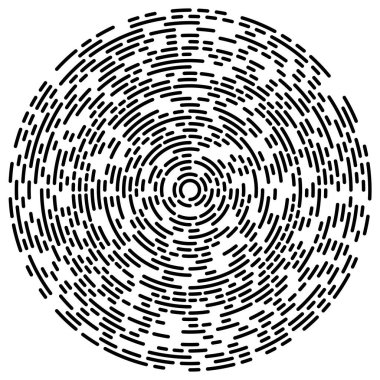 Radikal, yayılan çizgiler soyut patlama elementi. Konsantrik girdap volt, sarmal yayılan şeritler. Dairesel, döngüsel şeritler, çizgiler daire şeklinde. Çevir, döndür, döndür, döndür.