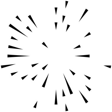 Radikal, yayılan çizgiler soyut patlama elementi. Konsantrik girdap volt, sarmal yayılan şeritler. Dairesel, döngüsel şeritler, çizgiler daire şeklinde. Çevir, döndür, döndür, döndür.