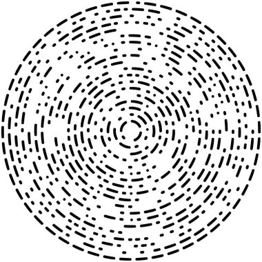 Radikal, yayılan çizgiler soyut patlama elementi. Konsantrik girdap volt, sarmal yayılan şeritler. Dairesel, döngüsel şeritler, çizgiler daire şeklinde. Çevir, döndür, döndür, döndür.
