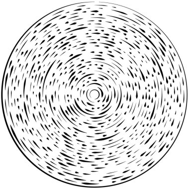 Radikal, yayılan çizgiler soyut patlama elementi. Konsantrik girdap volt, sarmal yayılan şeritler. Dairesel, döngüsel şeritler, çizgiler daire şeklinde. Çevir, döndür, döndür, döndür.