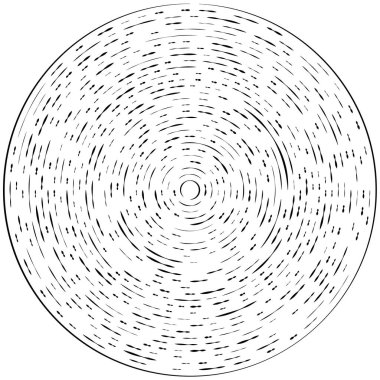 Radikal, yayılan çizgiler soyut patlama elementi. Konsantrik girdap volt, sarmal yayılan şeritler. Dairesel, döngüsel şeritler, çizgiler daire şeklinde. Çevir, döndür, döndür, döndür.
