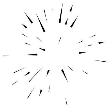 Radikal, yayılan çizgiler soyut patlama elementi. Konsantrik girdap volt, sarmal yayılan şeritler. Dairesel, döngüsel şeritler, çizgiler daire şeklinde. Çevir, döndür, döndür, döndür.