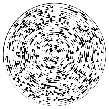 Radikal, yayılan çizgiler soyut patlama elementi. Konsantrik girdap volt, sarmal yayılan şeritler. Dairesel, döngüsel şeritler, çizgiler daire şeklinde. Çevir, döndür, döndür, döndür.